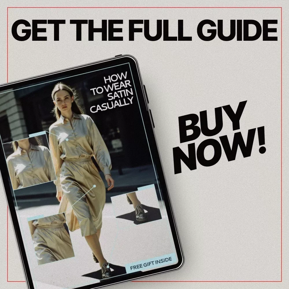 How to Wear Satin Casually – Everyday Style Guide for Modern Outfits | How to Wear Satin Without Looking Formal | Digital Fashion Guide