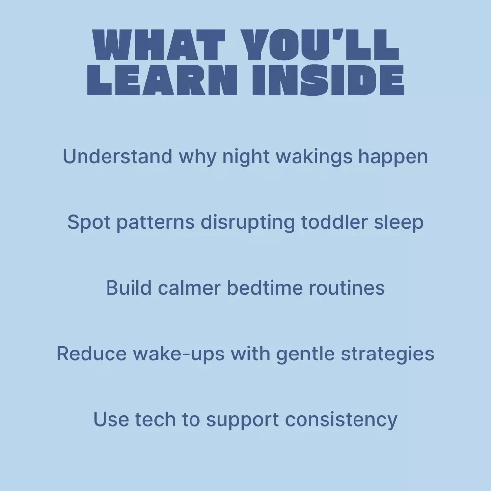 Ending Toddler Night Wakings | A Gentle Sleep Guide for Parents | How to Stop Toddler's Night Wakings Naturally