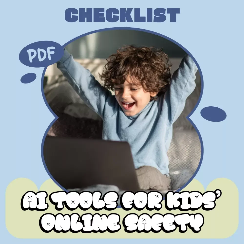 Smart & Safe: AI Tools for Kids’ Online Safety | Printable Checklist for Parents & Families | Digital Download for Confident, Secure Screen Time
