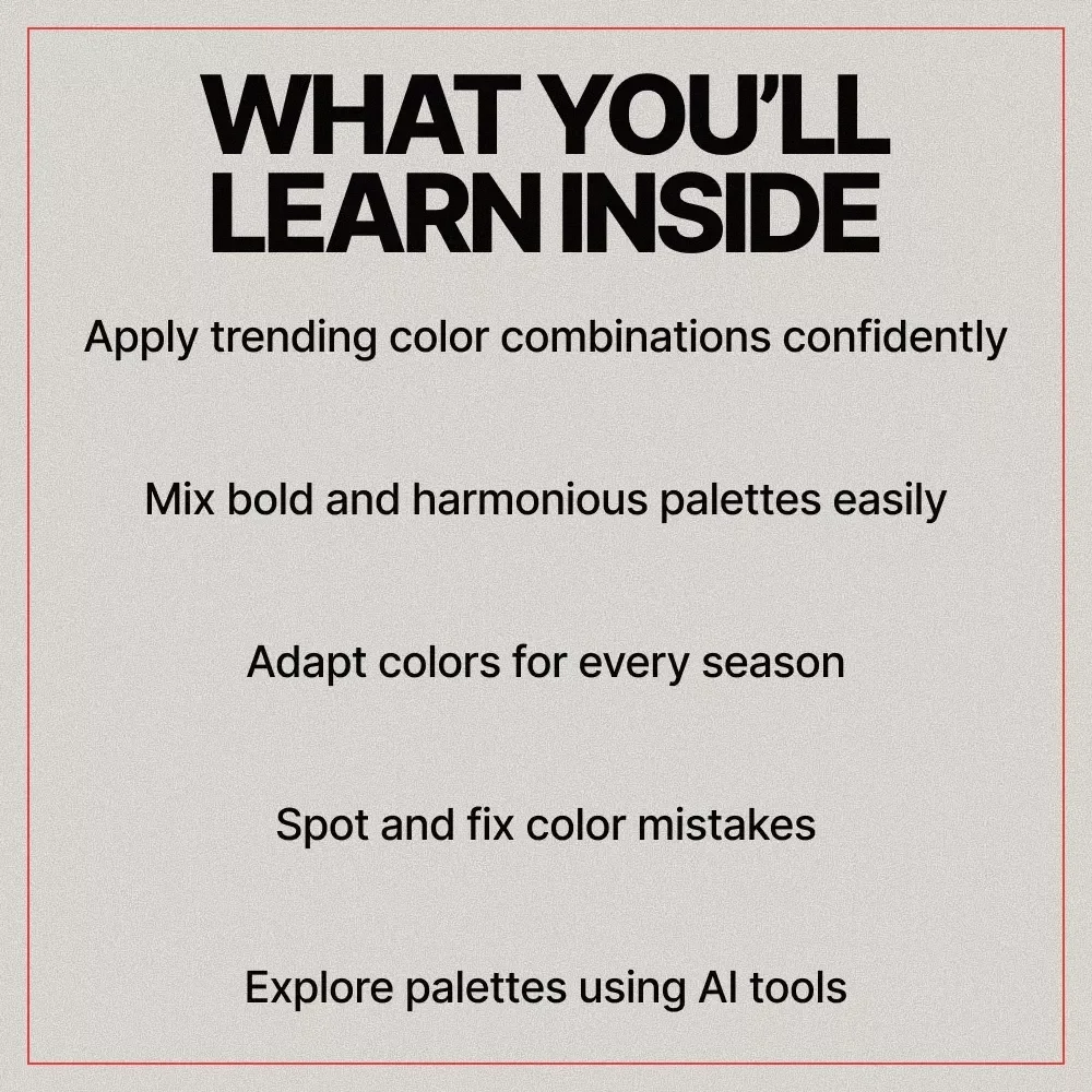 Trending Color Combinations Guide | What Color Combinations Are Trending This Year | Modern Palette Inspiration for Design, Branding & Creative Projects