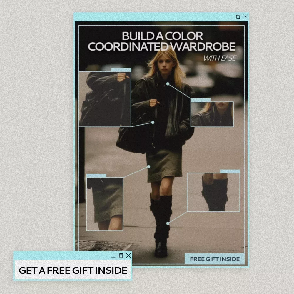 Build a Color Coordinated Wardrobe with Ease | eBook Guide on How to Build a Color-Coordinated Wardrobe, Personal Palette, Outfit Matching & Smart Styling