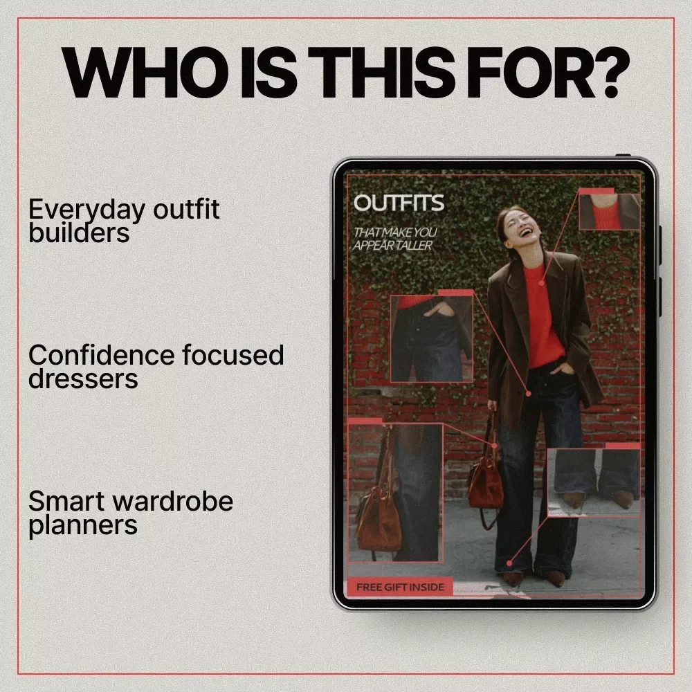 Outfits That Make You Appear Taller | Style Checklist Guide – what outfits make you look taller