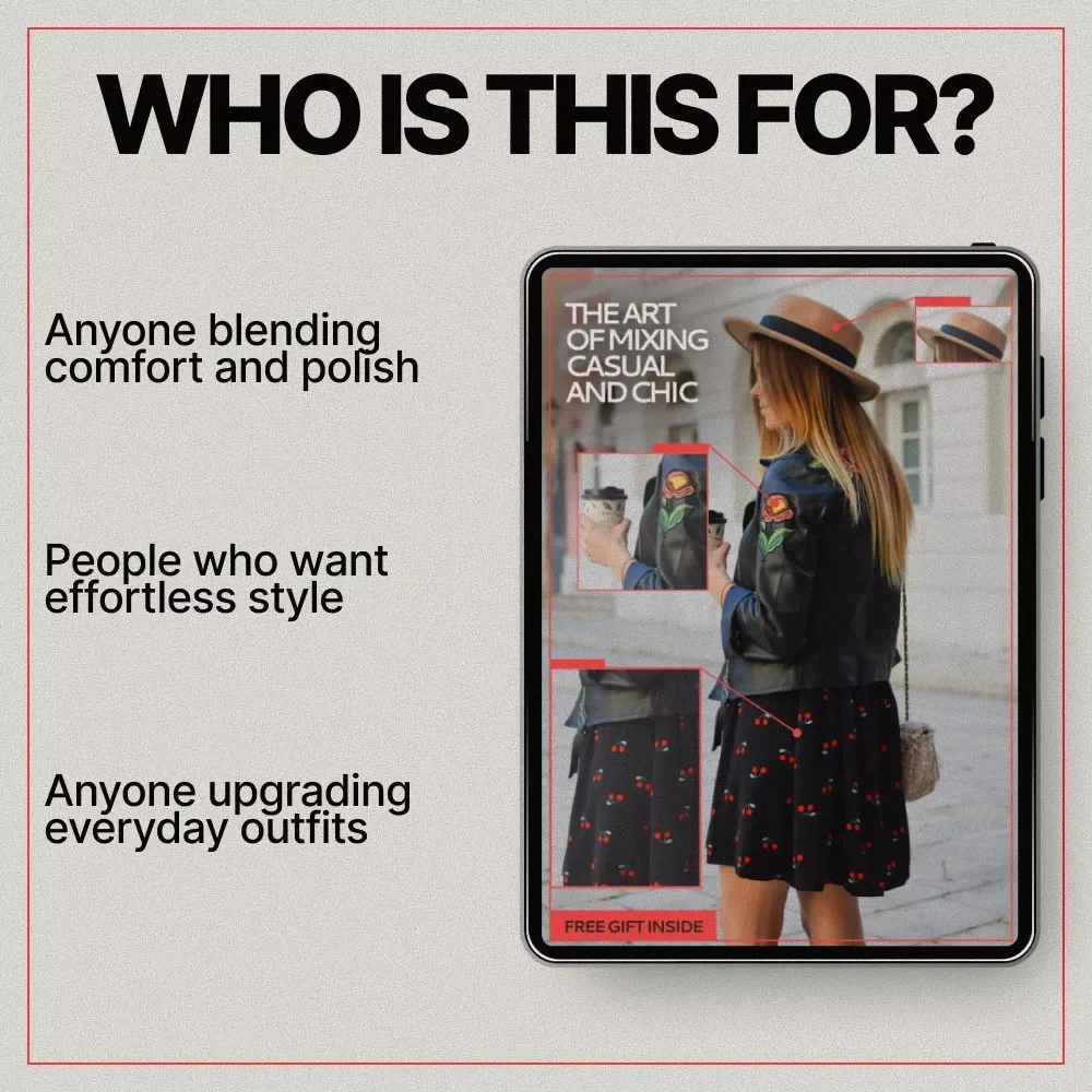 The Art of Mixing Casual and Chic | Effortless Everyday Style Guide eBook | How to Mix Casual and Chic Looks with Confidence