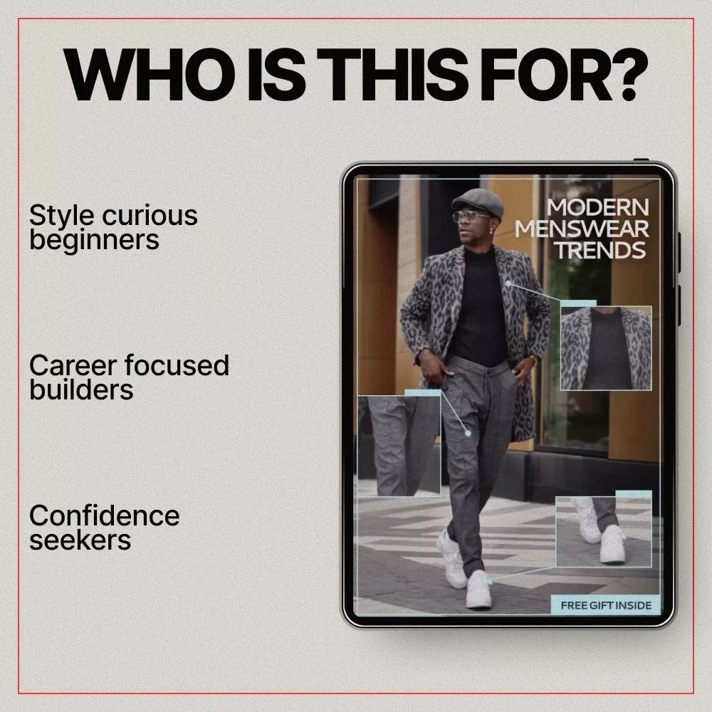 Modern Menswear Trends Ebook | fashion trends men should know | Men’s Style Guide & Smart Wardrobe Planning