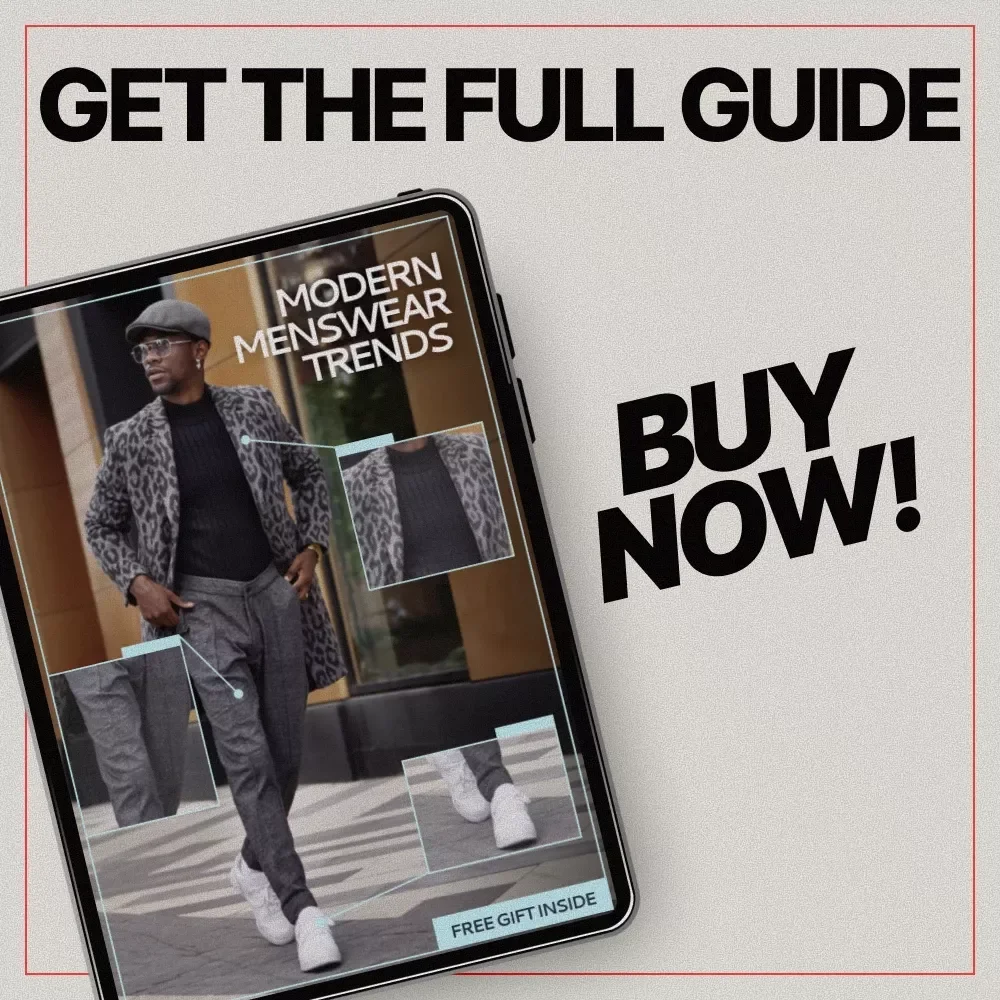 Modern Menswear Trends Ebook | fashion trends men should know | Men’s Style Guide & Smart Wardrobe Planning