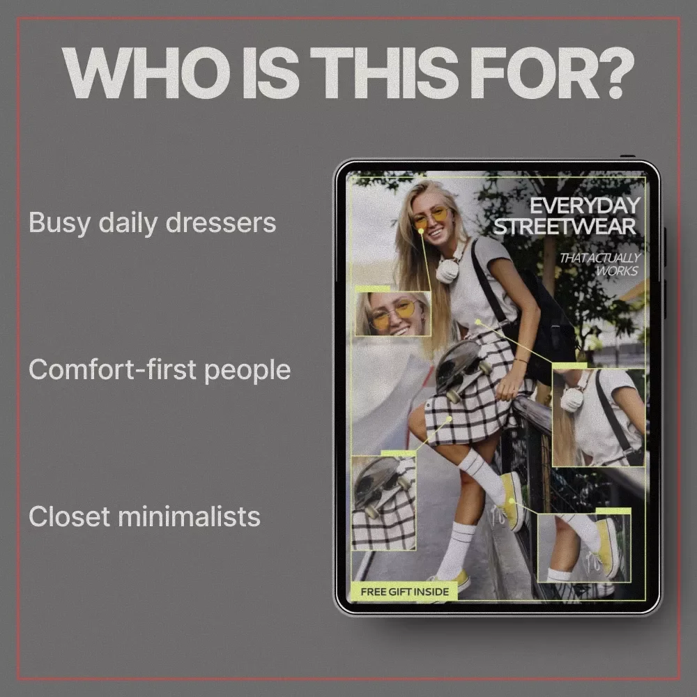 Everyday Streetwear That Actually Works | Streetwear Outfit Ideas for Everyday | Practical Style Guide eBook