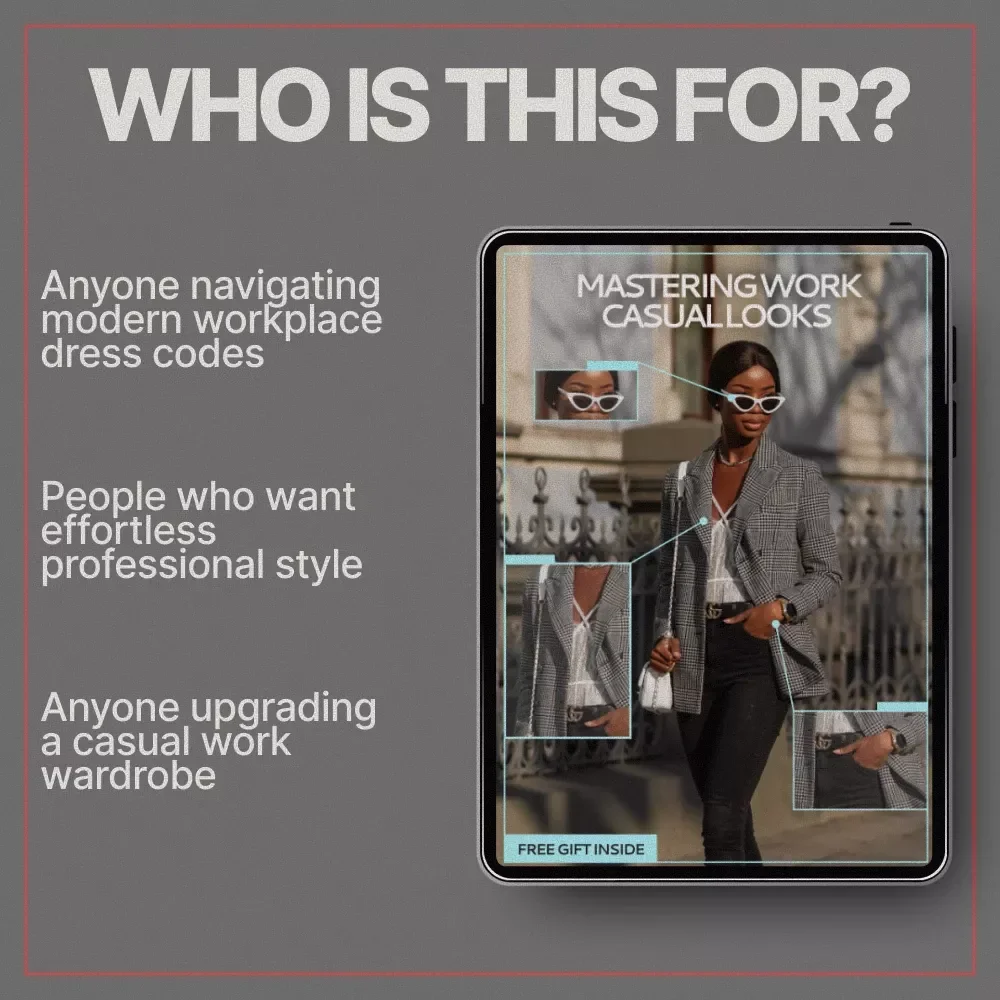 Mastering Work Casual Looks | What Outfits Are Good for Work Casual eBook | Modern Office Style Guide