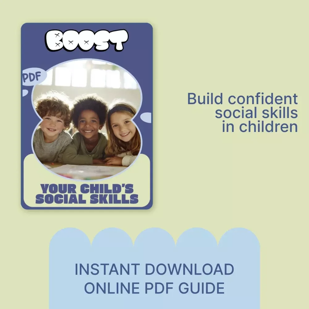 Boost Your Child’s Social Skills – Practical Parent Guide with kids social skills development tips | Digital Download for Confident, Kind Kids