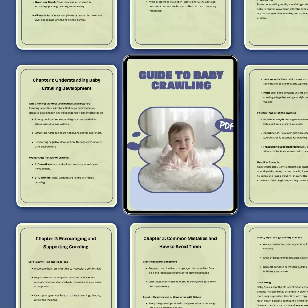 Guide to Baby Crawling | Developmental Milestones, When Do Babies Crawl, Parent-Friendly Digital Guide