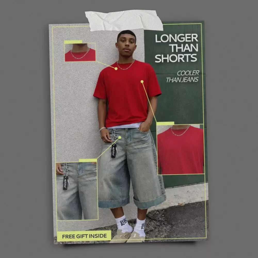 Longer Than Shorts Cooler Than Jeans — A Street Style Guide on how to style jorts street style with Confidence