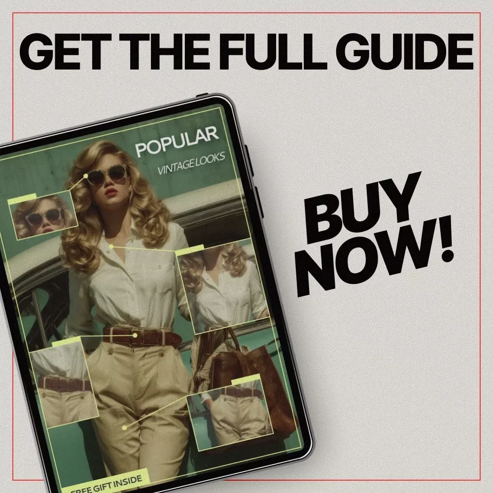 Popular Vintage Looks – A Style Guide Answering what vintage looks are popular | Retro Fashion, Home Decor & AI Inspiration Download