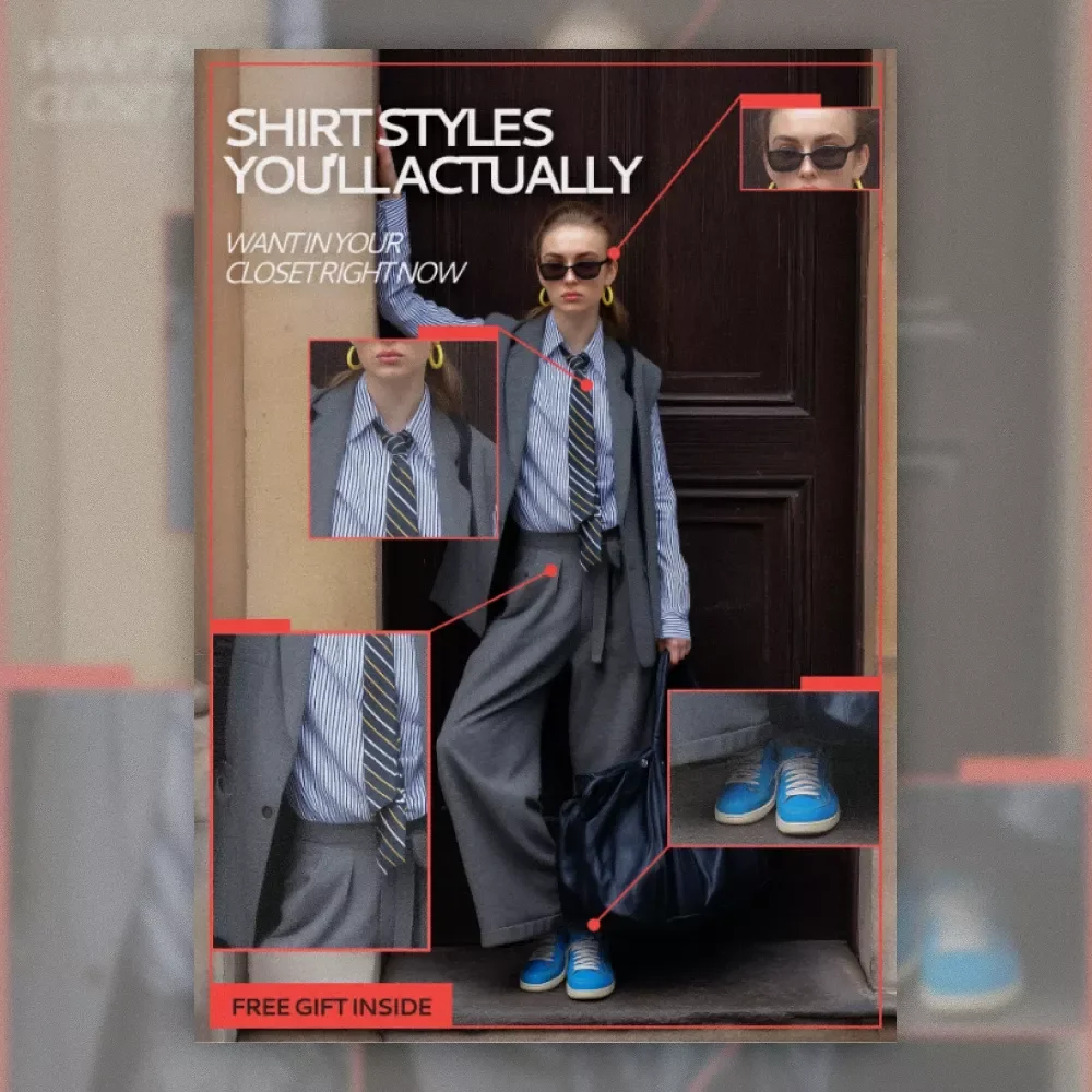 Shirt Styles You’ll Actually Want in Your Closet Right Now | Trendy Fashion Checklist | What Shirt Styles Are Popular Now | Digital Download