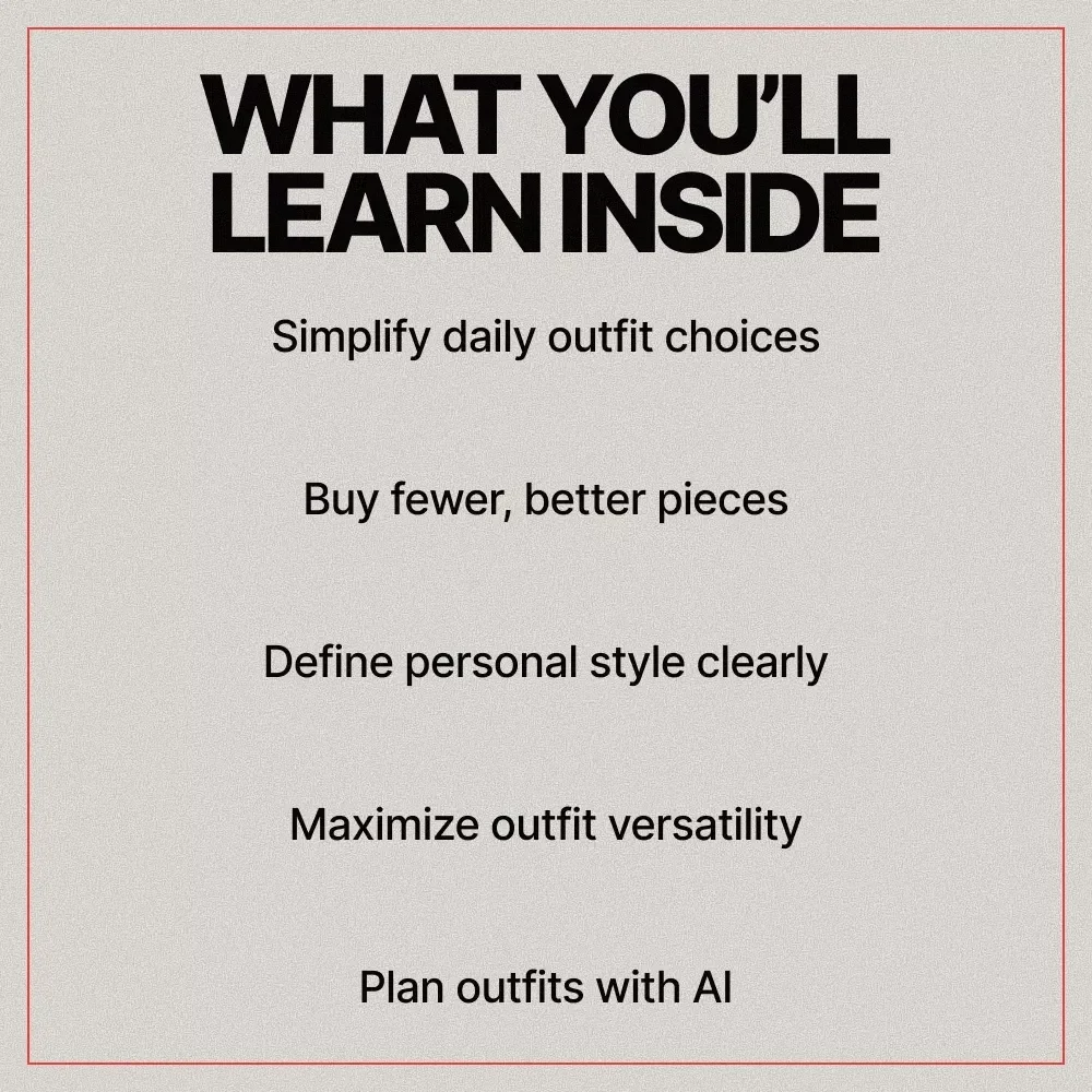 How to Build a Wardrobe That Works for You | Simple Style Guide eBook | Ways to Build a Simple Wardrobe That Works