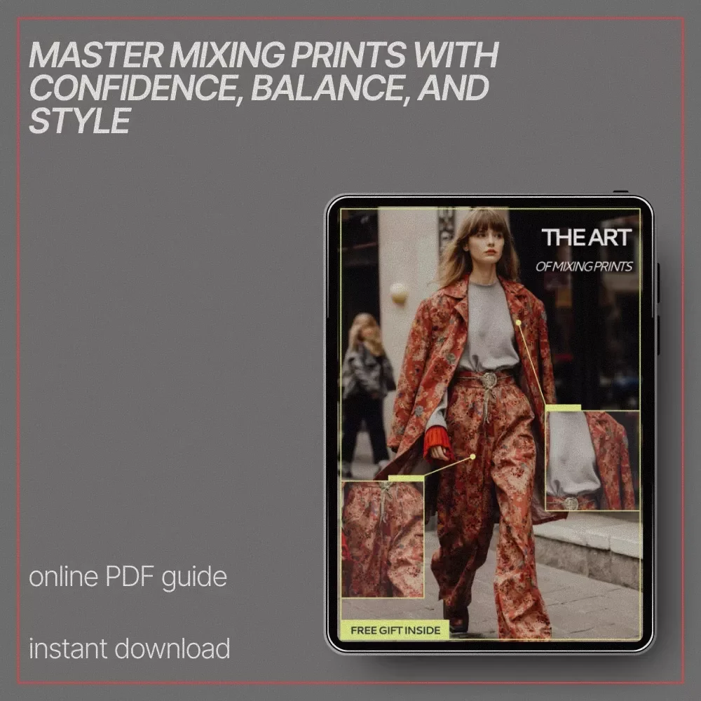 The Art of Mixing Prints – A Style Guide on How to Mix Prints Without Clashing | Fashion Confidence Digital Download
