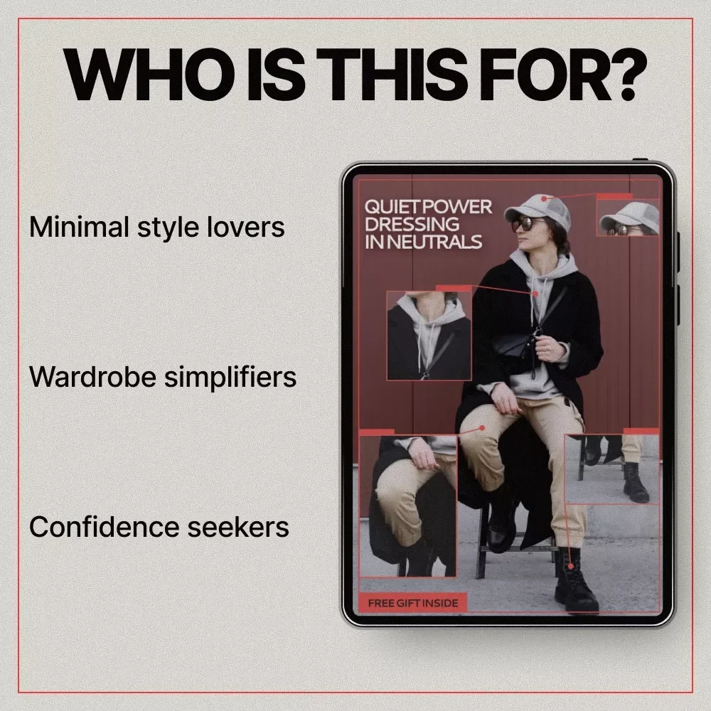 Quiet Power Dressing in Neutrals | eBook Guide on How to Wear Neutrals Without Looking Boring | Minimalist Style, Timeless Wardrobe, Intentional Outfits