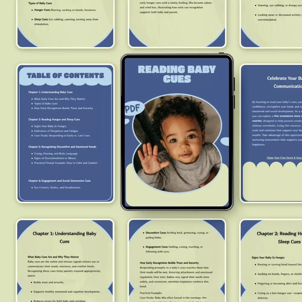 Reading Baby Cues – A Practical Parent Guide on How to Read Baby Cues with Confidence | Digital eBook Download