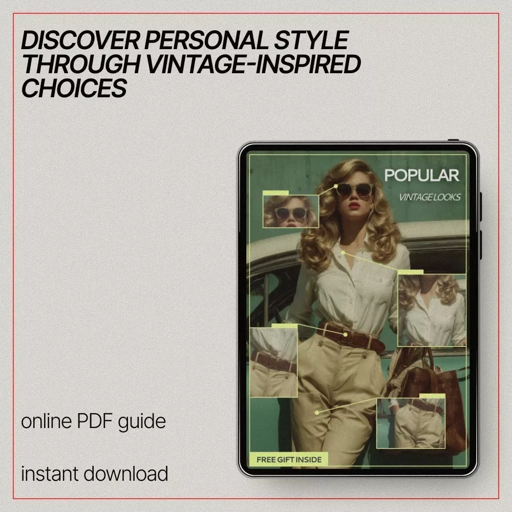 Popular Vintage Looks – A Style Guide Answering what vintage looks are popular | Retro Fashion, Home Decor & AI Inspiration Download