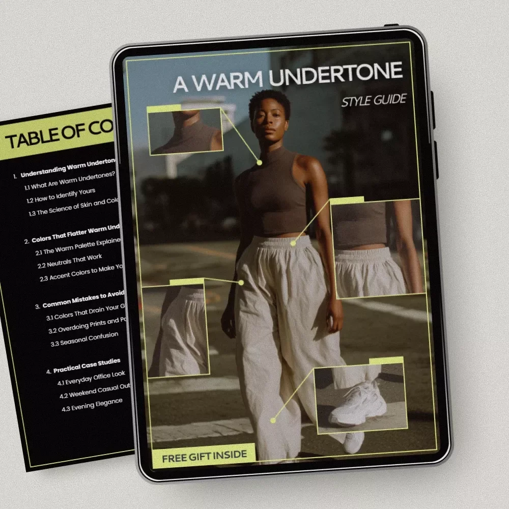 A Warm Undertone Style Guide | Ebook on What Outfit Colors Suit Warm Undertones | Effortless Color Matching & Capsule Wardrobe