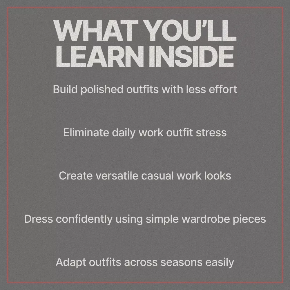 Casual Outfits That Impress Without Trying | Effortless Style Guide eBook | Casual Work Outfit Ideas for a Polished Everyday Look