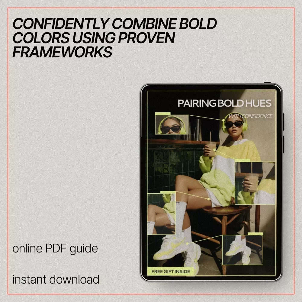 Pairing Bold Hues with Confidence | A Practical Guide on how to pair bold colors together for Designers, Creators & Style Enthusiasts