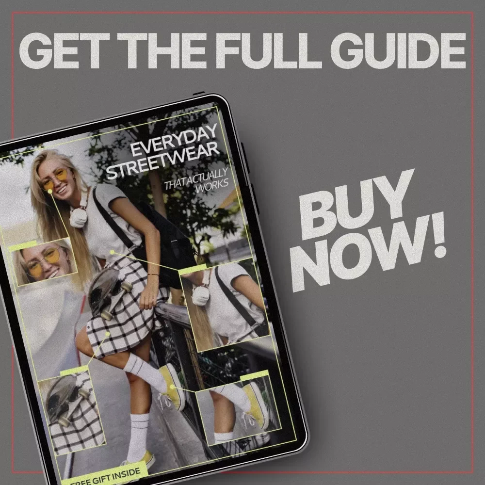 Everyday Streetwear That Actually Works | Streetwear Outfit Ideas for Everyday | Practical Style Guide eBook
