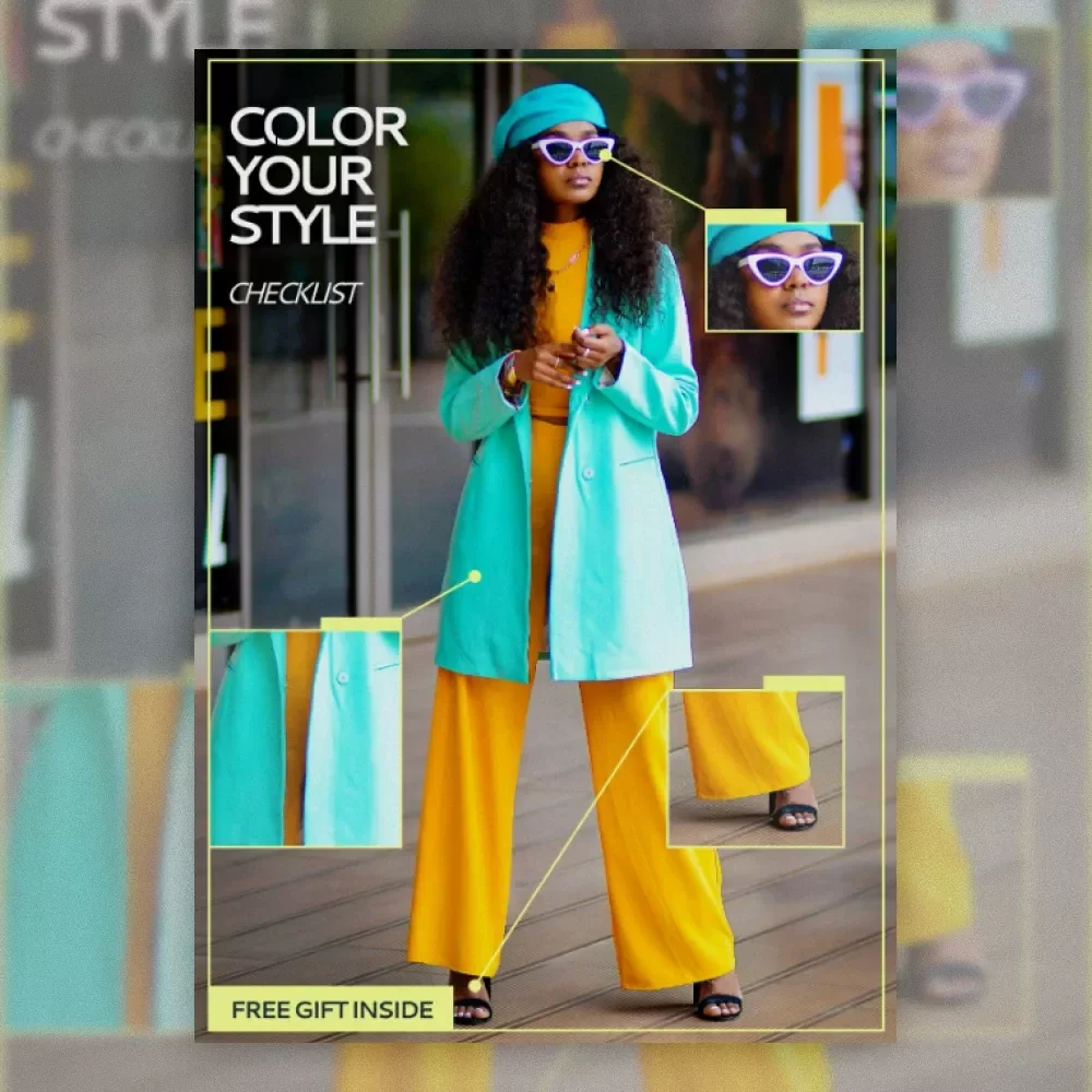 Color Your Style Checklist – Trend-Smart Fashion Color Guide for Knowing what fashion colors are trending, Mix & Match Wardrobe Planning, Digital Download