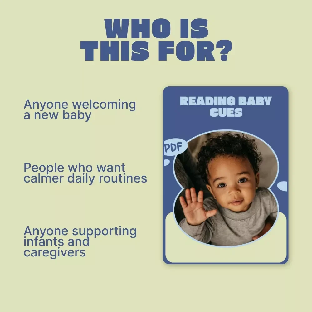 Reading Baby Cues – A Practical Parent Guide on How to Read Baby Cues with Confidence | Digital eBook Download
