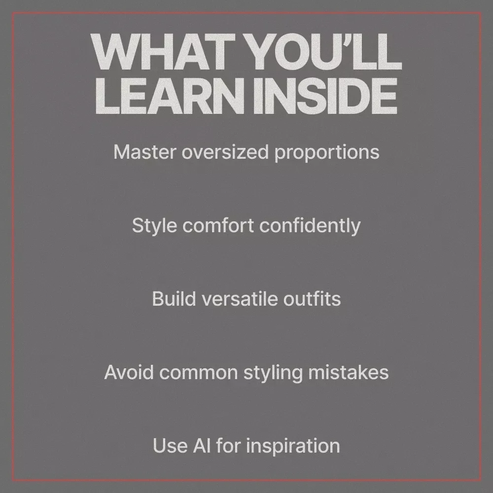 Cozy Oversized Outfit Inspirations – A Practical Style Guide for Effortless Comfort, Modern Layering & Oversized Outfit Ideas