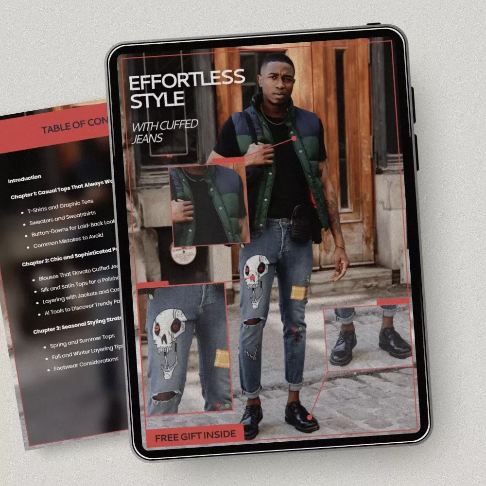 Effortless Style with Cuffed Jeans – A Practical Style Guide Answering What Tops Look Best with Cuffed Jeans