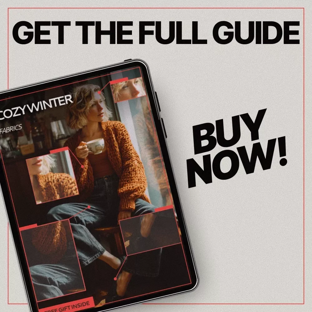Cozy Winter Fabrics | Ebook Guide to Cozy Fabrics for Winter, Smart Fabric Choices, Warm & Breathable Materials