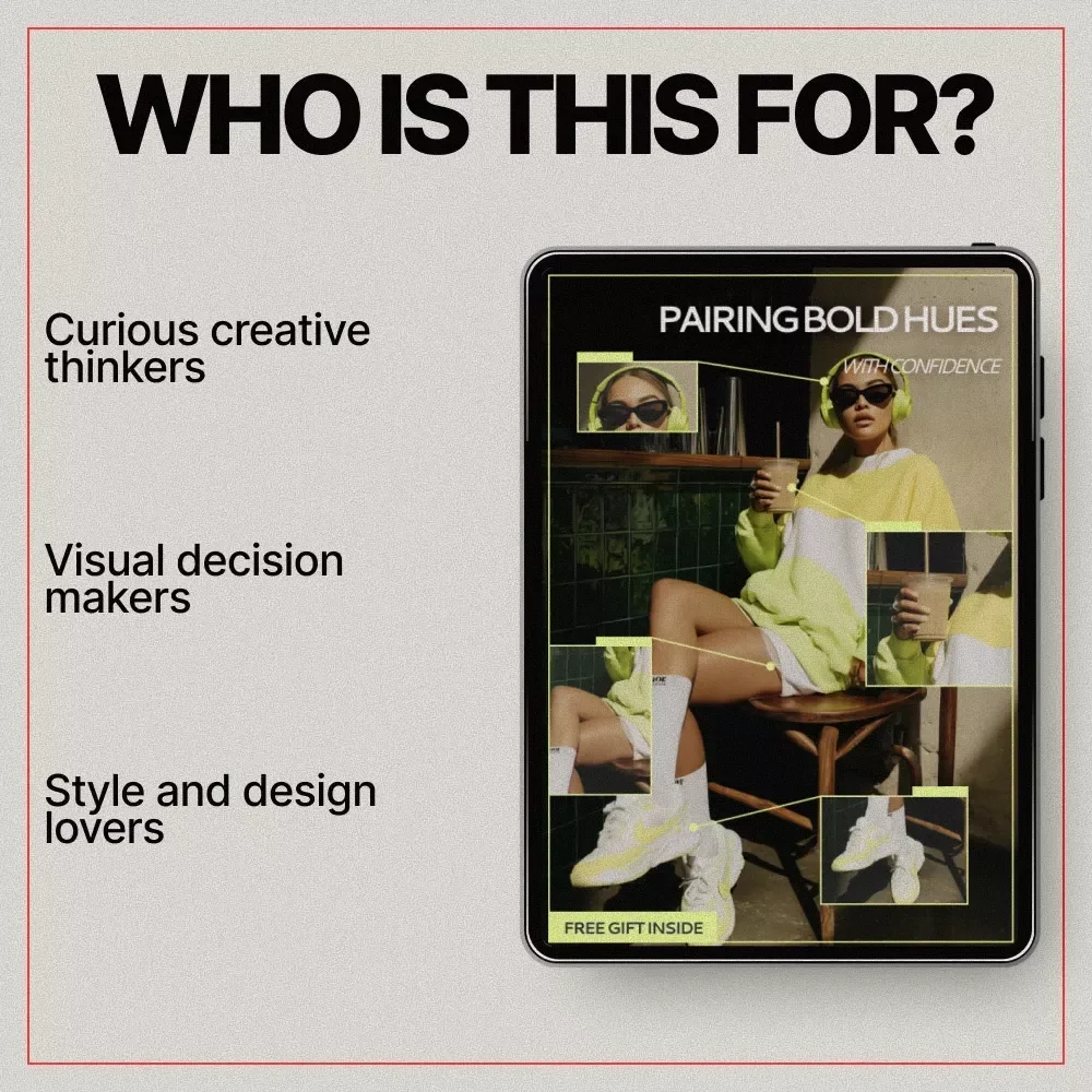 Pairing Bold Hues with Confidence | A Practical Guide on how to pair bold colors together for Designers, Creators & Style Enthusiasts