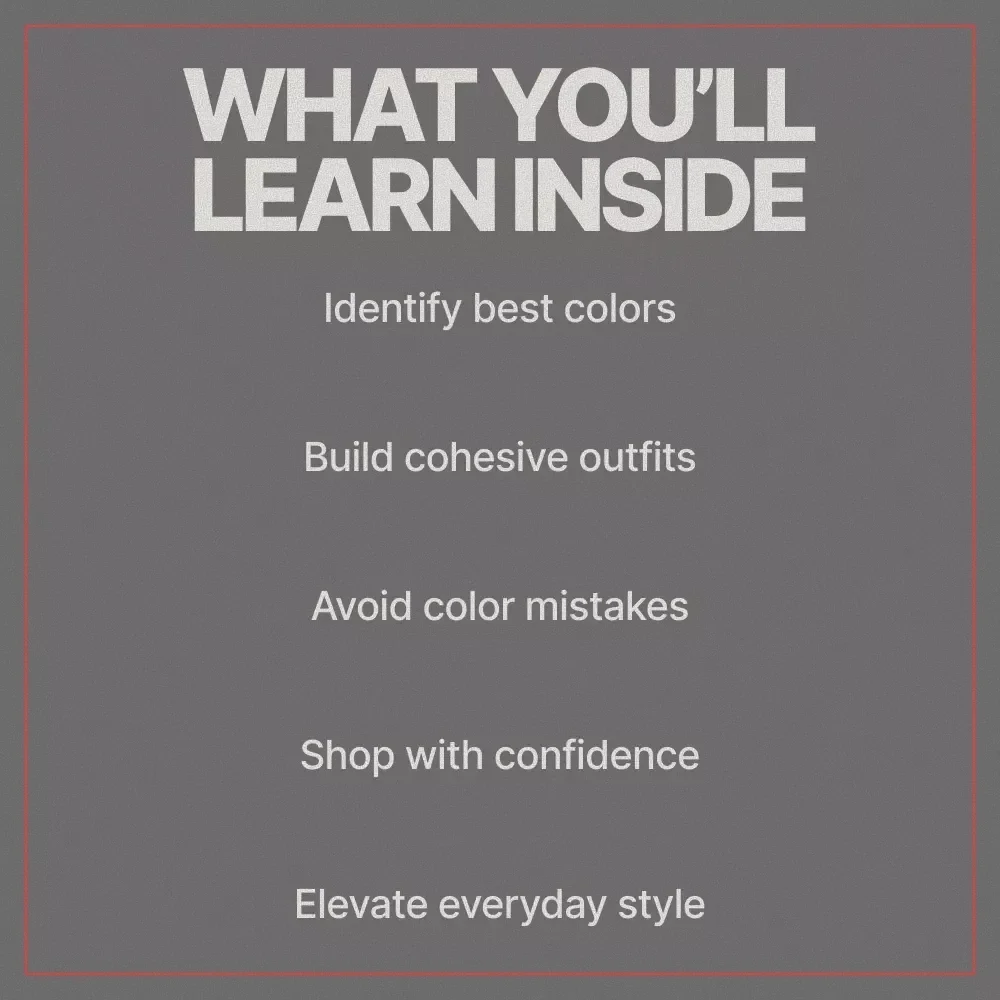 Outfit Choices for Cool Undertones – Ebook Guide to what outfit colors suit cool undertones, Build a Flattering Wardrobe with Confidence
