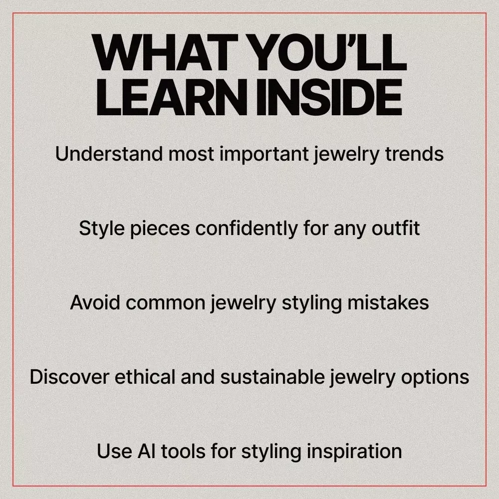 Exploring Jewelry Trends of Today | Digital Jewelry Trends Guide, Styling Inspiration, Modern & Vintage Jewelry eBook