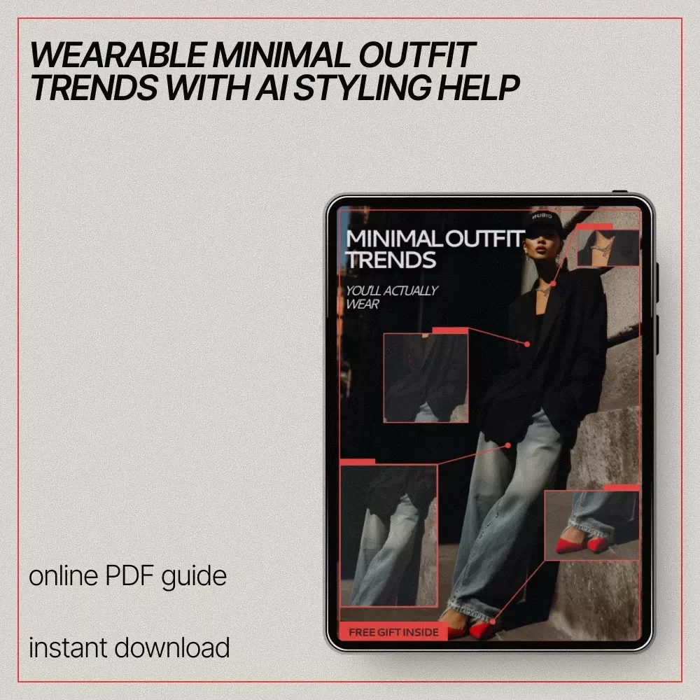 Minimal Outfit Trends You’ll Actually Wear | Minimal Fashion Guide, Capsule Wardrobe eBook, Everyday Minimal Looks, AI Style Guide Digital Download