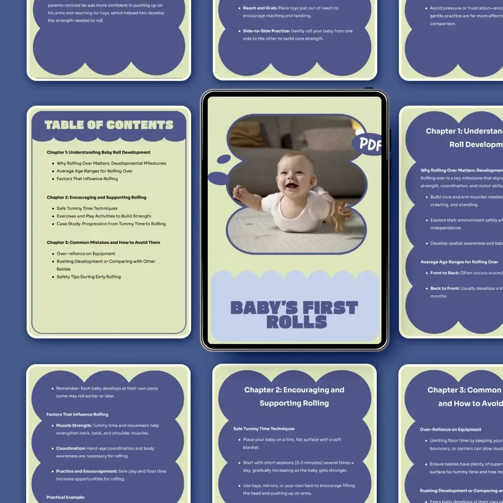 Baby’s First Rolls – Gentle Baby Rolling Development Guide | When Do Babies Roll Over Milestones for New Parents
