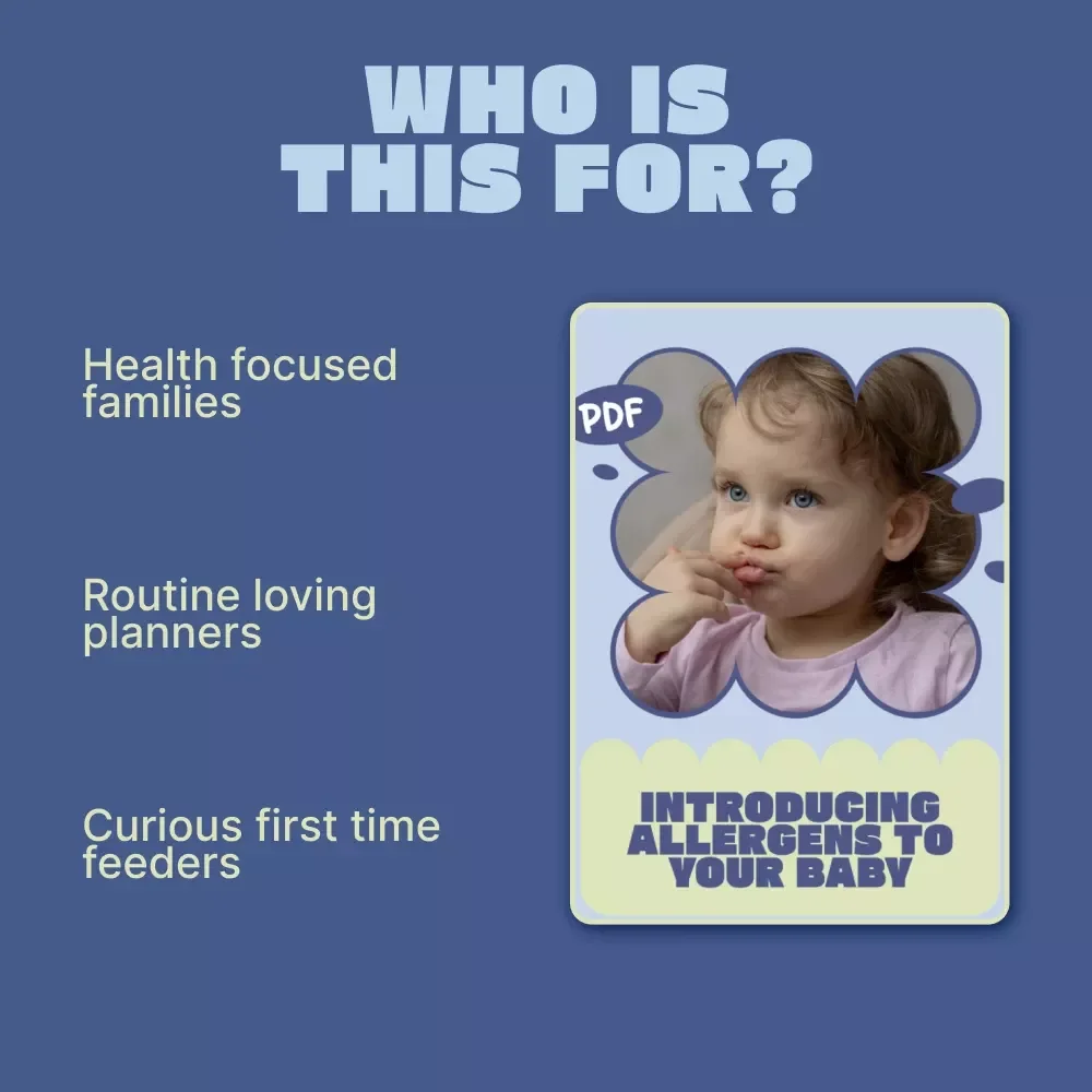 Introducing Allergens to Your Baby – Printable Checklist for Parents | When to Introduce Allergens to Baby Guide
