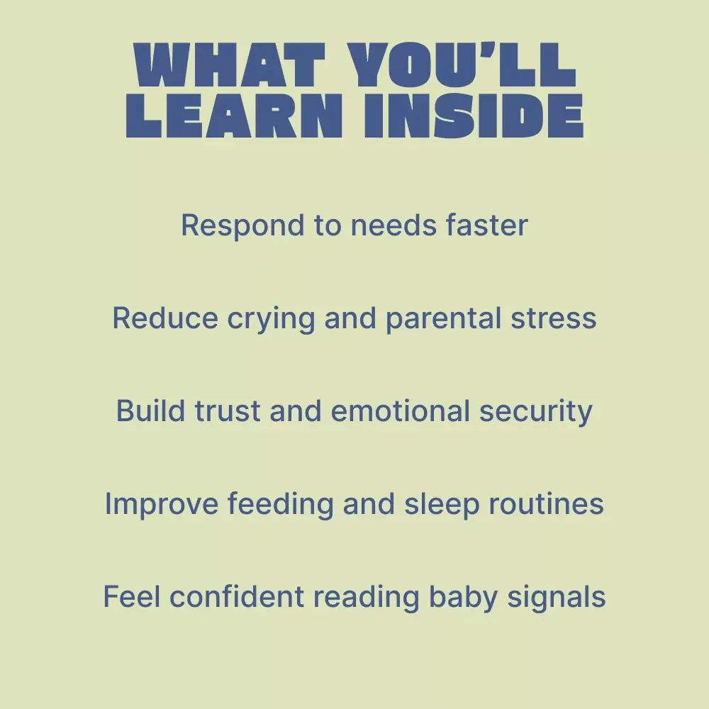 Reading Baby Cues – A Practical Parent Guide on How to Read Baby Cues with Confidence | Digital eBook Download