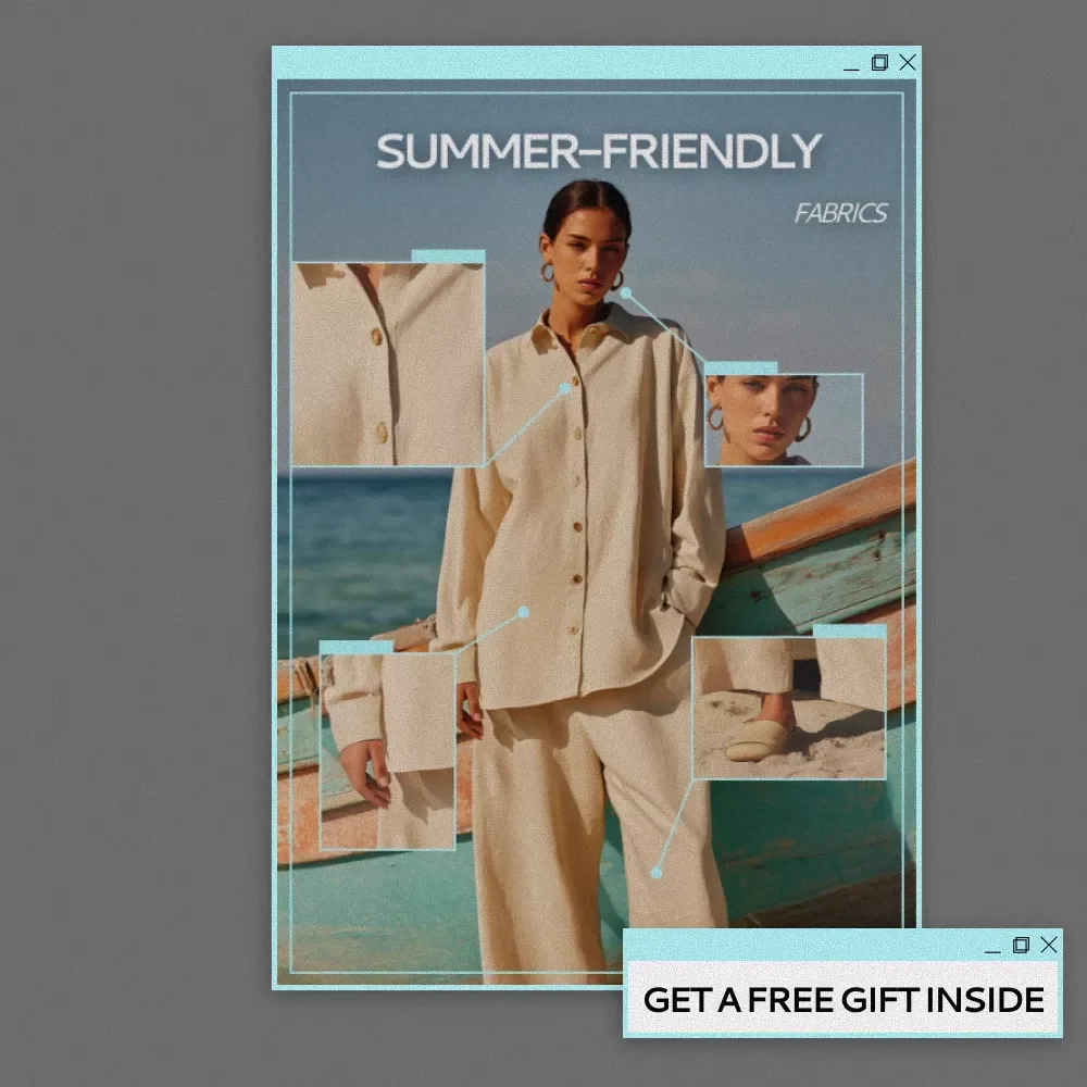 Summer-Friendly Fabrics | Practical eBook Guide to Breathable Fabrics for Summer, Stay Cool, Comfortable & Stylish in Hot Weather