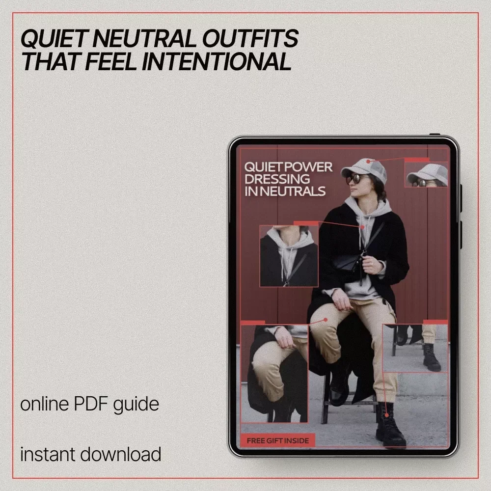 Quiet Power Dressing in Neutrals | eBook Guide on How to Wear Neutrals Without Looking Boring | Minimalist Style, Timeless Wardrobe, Intentional Outfits