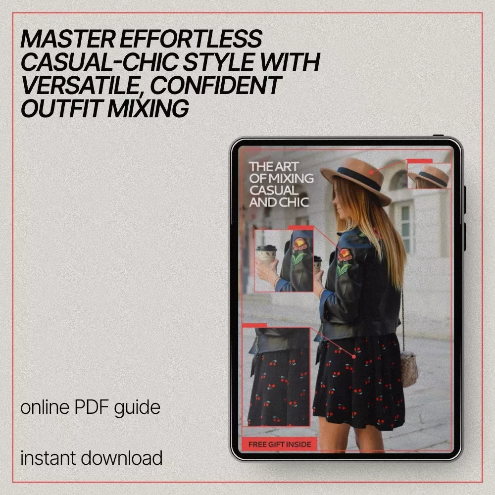 The Art of Mixing Casual and Chic | Effortless Everyday Style Guide eBook | How to Mix Casual and Chic Looks with Confidence