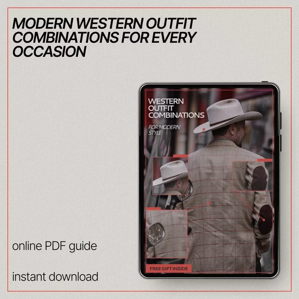 Western Outfit Combinations for Modern Style | Ebook of Western Inspired Outfit Combinations | Easy Everyday & Workwear Looks