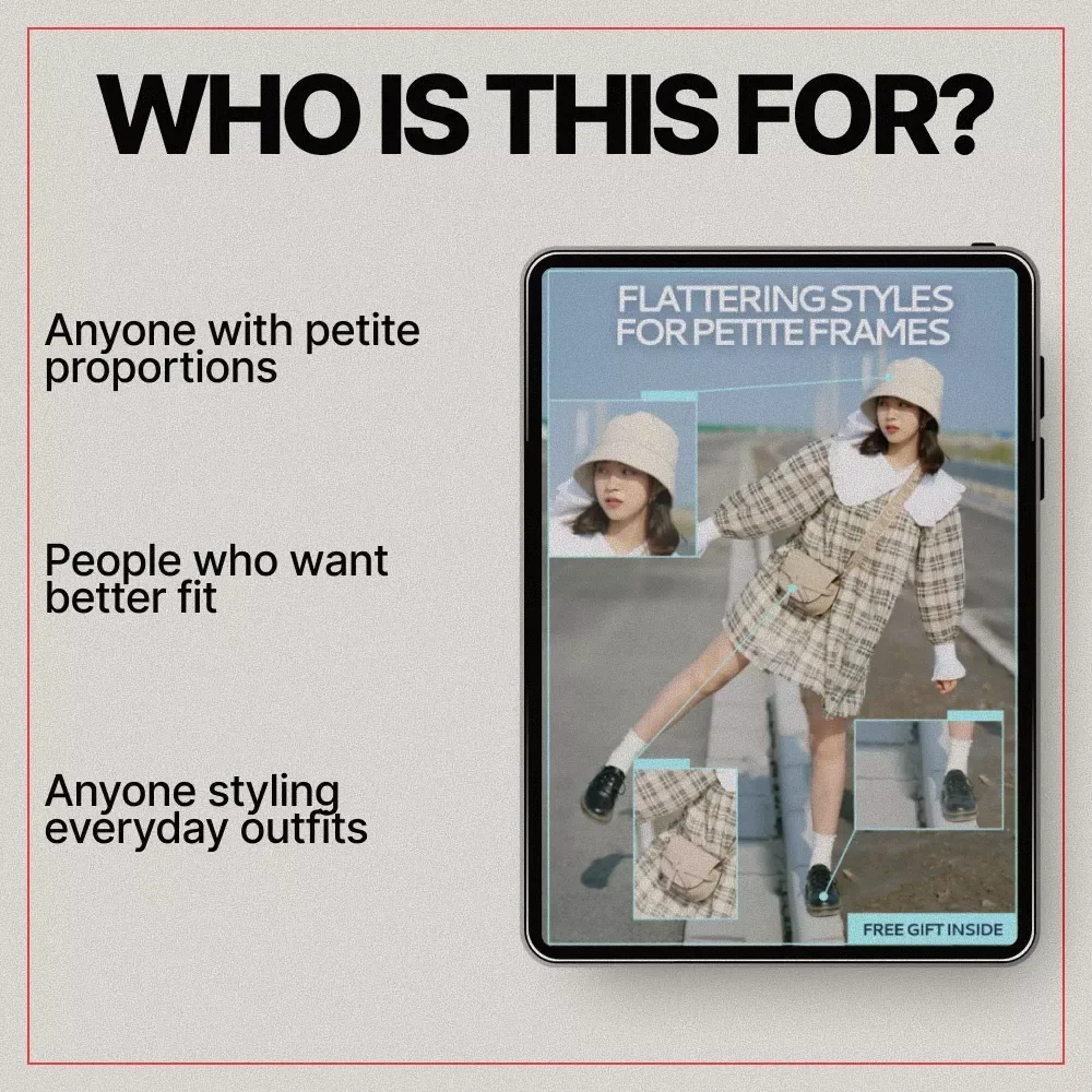 Flattering Styles for Petite Frames – Ebook Guide to What Outfits Are Flattering for Petite People | Style, Fit & Proportion Tips