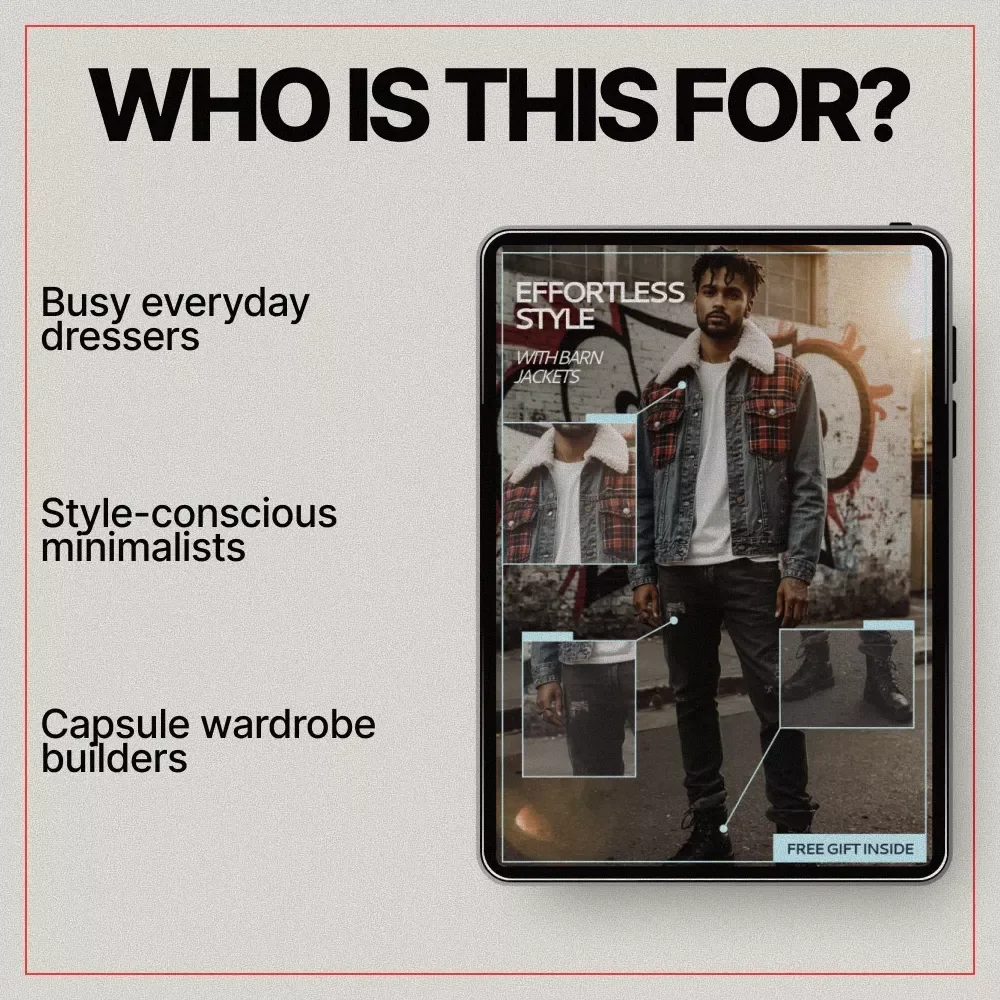 Effortless Style with Barn Jackets – A Complete Fashion Guide on What to Wear with Barn Jackets, Casual to Smart Looks, Capsule Wardrobe & Styling Tips (Digital Download)