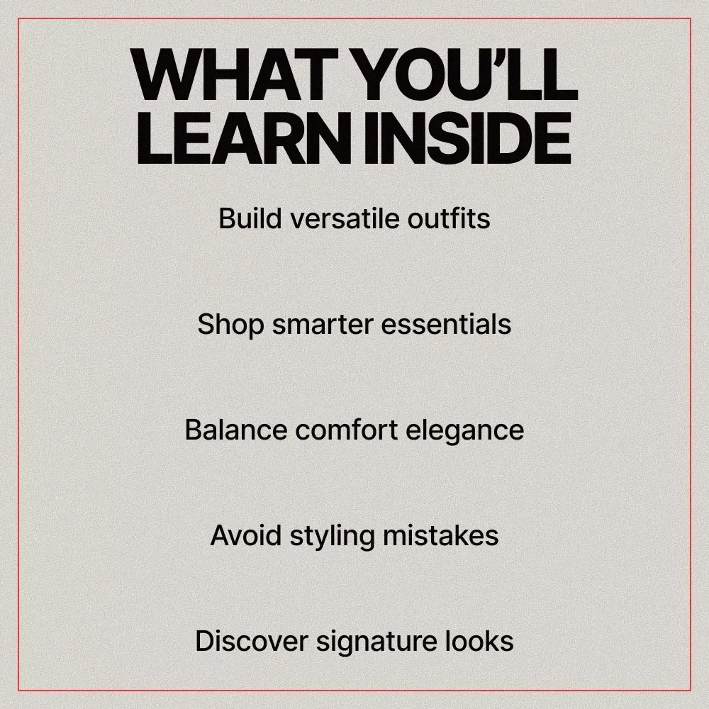 The Art of Mixing Casual and Chic | Effortless Everyday Style Guide eBook | How to Mix Casual and Chic Looks with Confidence