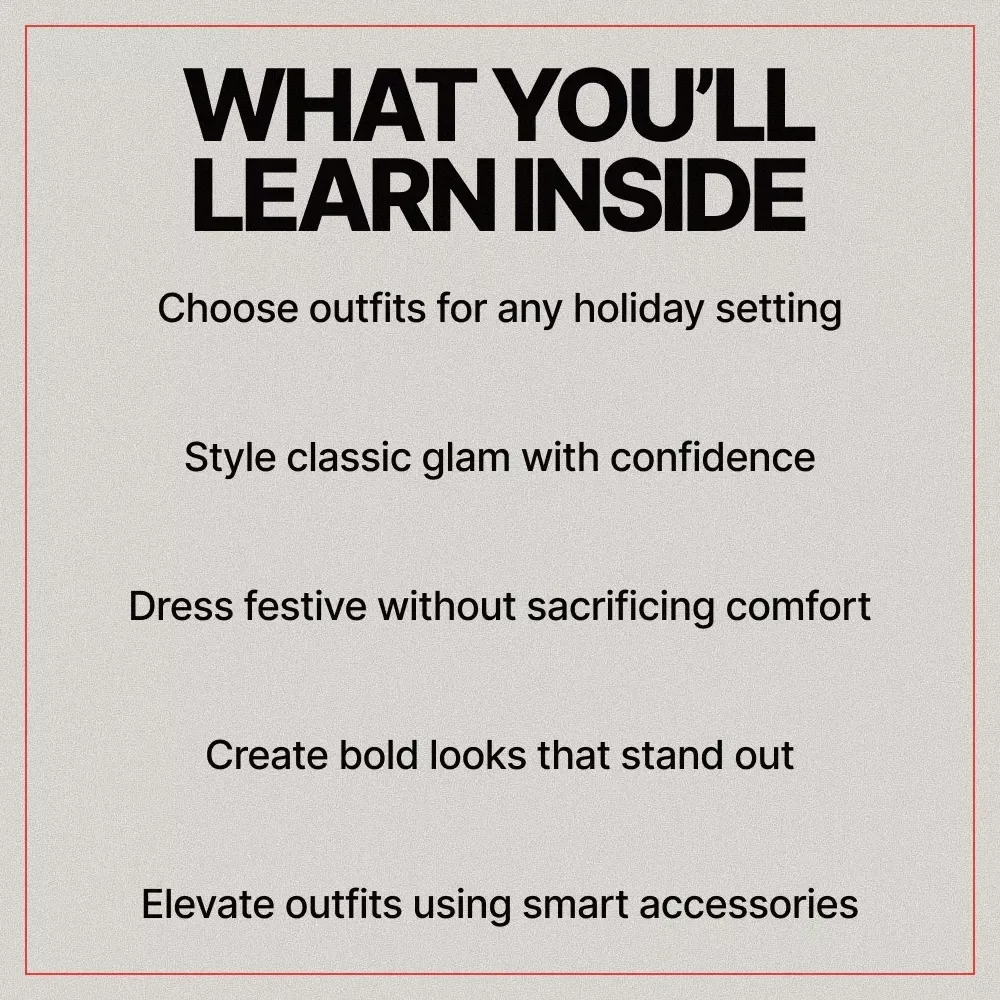 Perfect Outfits for Every Holiday Party – Stylish Guide with Outfit Ideas for Holiday Parties, Festive Looks, Accessories & Seasonal Styling Inspiration