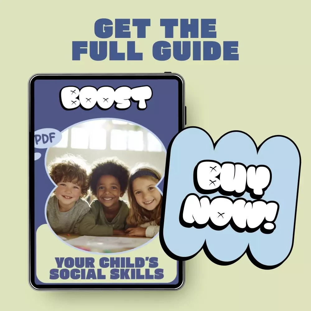 Boost Your Child’s Social Skills – Practical Parent Guide with kids social skills development tips | Digital Download for Confident, Kind Kids