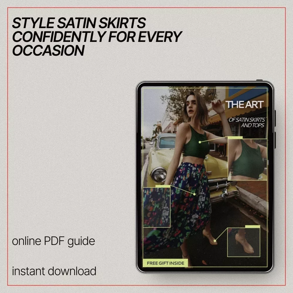 The Art of Satin Skirts and Tops – Style Guide for How to Pair Satin Skirts with Tops | Effortless Outfits, Capsule Wardrobe & Elegant Looks