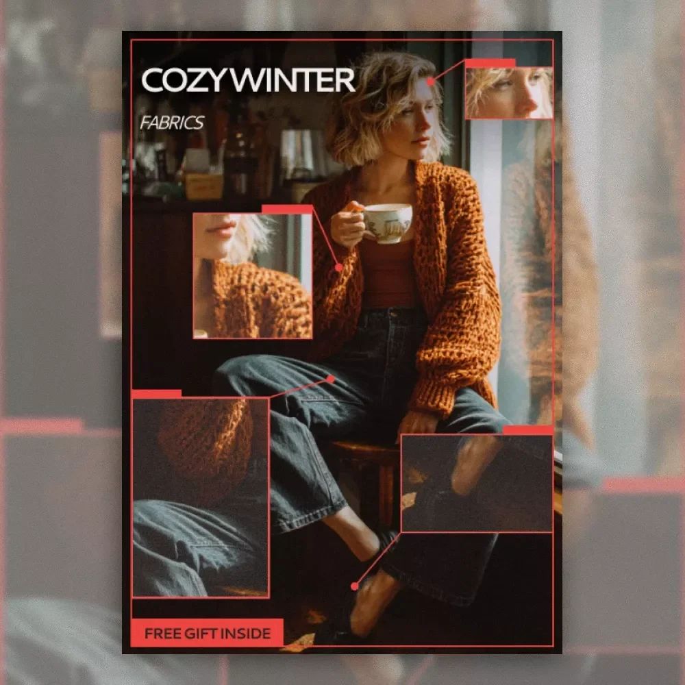 Cozy Winter Fabrics | Ebook Guide to Cozy Fabrics for Winter, Smart Fabric Choices, Warm & Breathable Materials