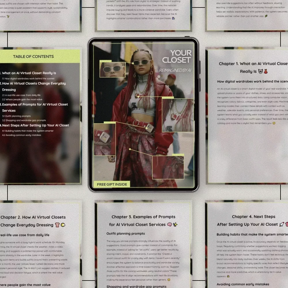 Your Closet, Reimagined by AI – Smart Style Guide for an AI Virtual Closet, Digital Wardrobe & Outfit Planning