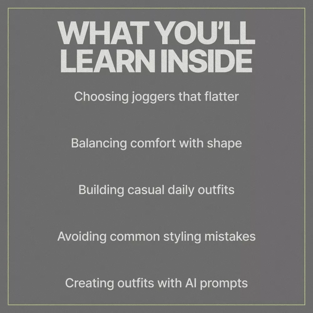 Cool & Casual Joggers Without Efforts – A Simple Style Guide on How to Style Joggers Casually for Everyday Looks